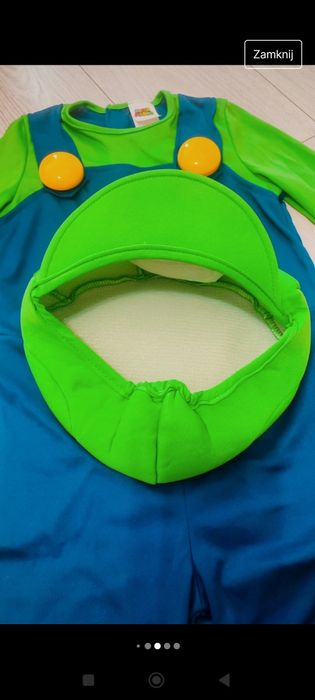 Strój kostium przebranie Luigi Mario Nintendo