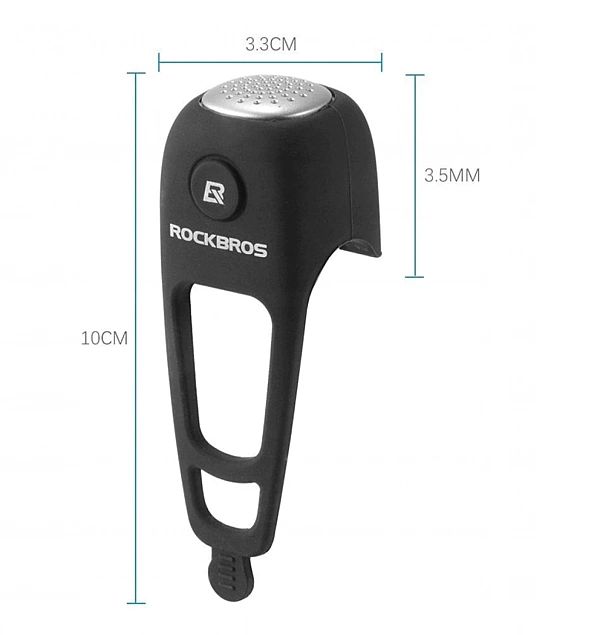 Dzwonek rowerowy Rockbros CB1709BK elektorniczny - czarny