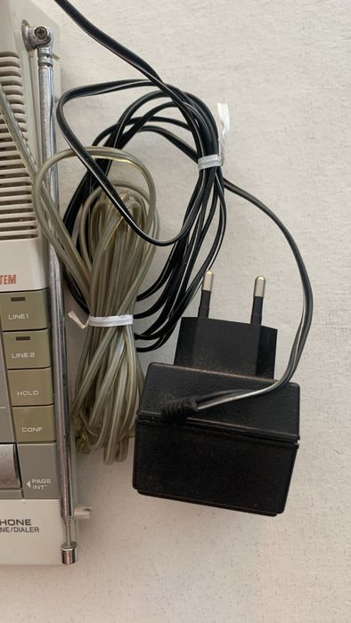 Tefone Panasonic com base fixa e telefone movel