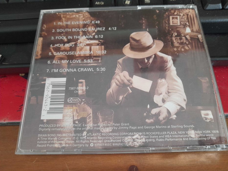 CD dos Led Zeppelin gravação original 1979  , usado, como novo