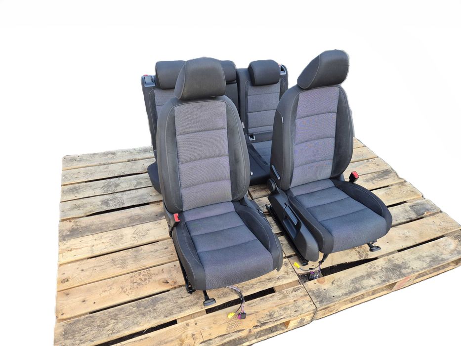 Wnętrze Fotele Kanapa Alcantara Welur VW GOLF 6 VI /5 Hatchback Europa