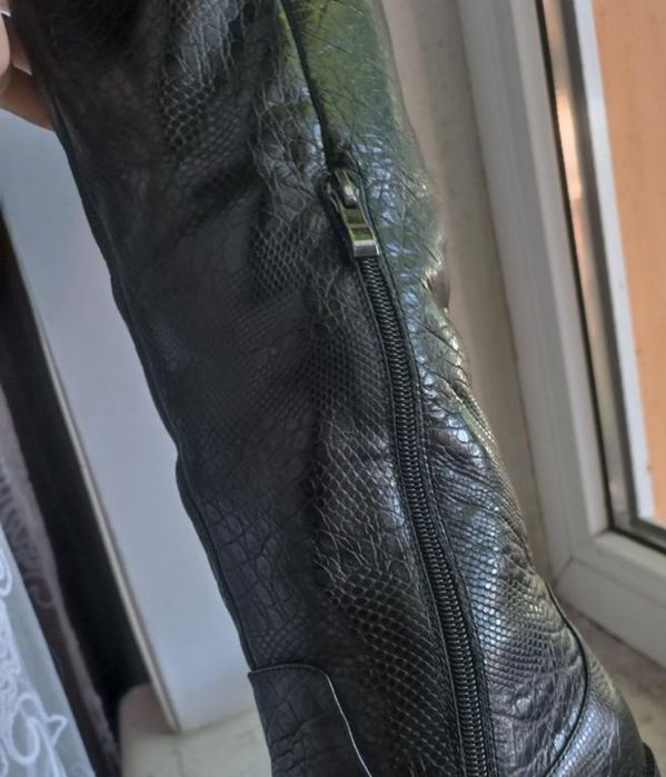 Vito talini ботфорти сапоги жіночі шкіряні 37.5-38