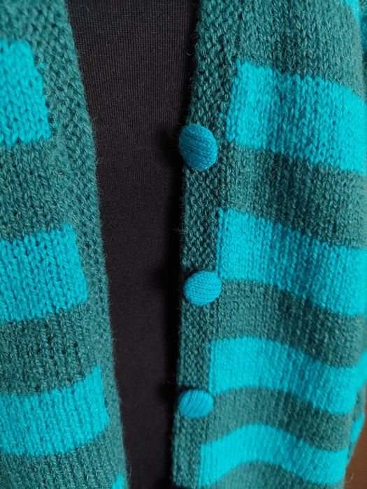 Вовняний кардиган,  ручна робота