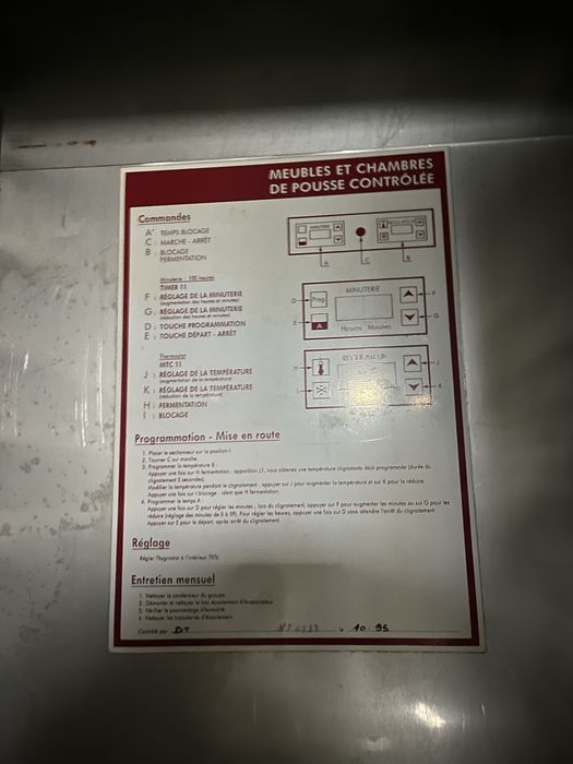 Câmara Móvel de fermentação controlada