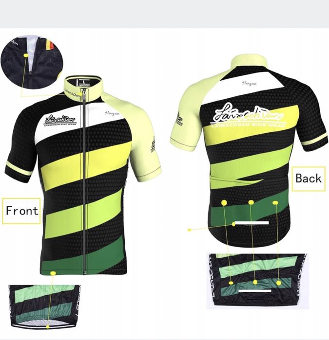 Komplet treningowy rower sport S wielokolorowy