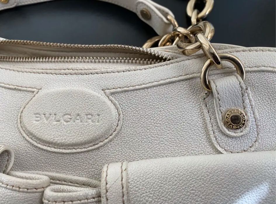 Сумка Bvlgari ( бежова )