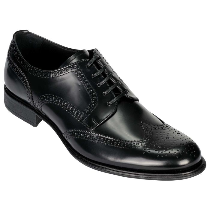 DOLCE&GABBANA skórzane męskie buty DERBY PELLE ITALY -60%%%