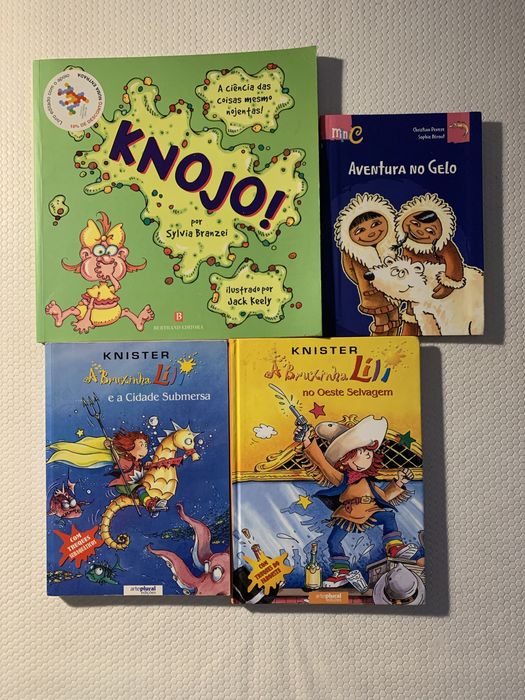 vários livros infantis e juvenis