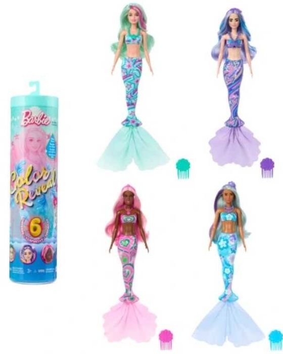 LALKA Barbie Color Reveal Morska Syrenka WATER REVEAL