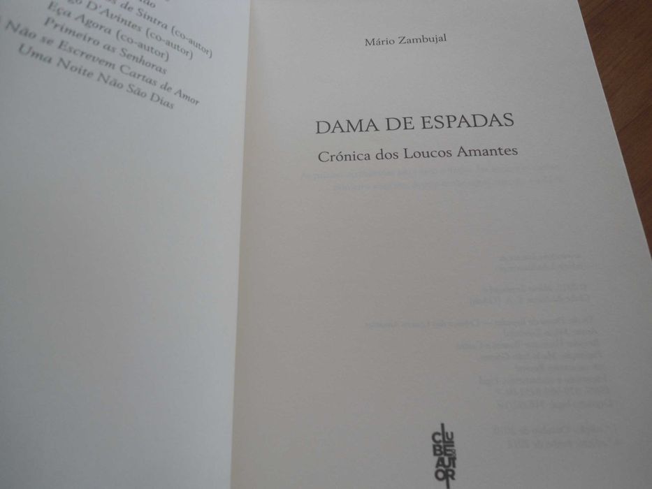 Dama de Espadas de Mário Zambujal