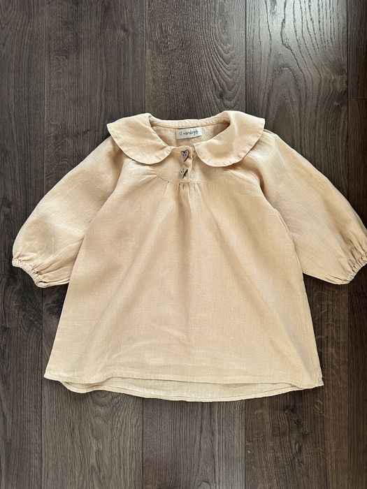 Сукня з льону, сарафан, блуза для дівчинки 104-110