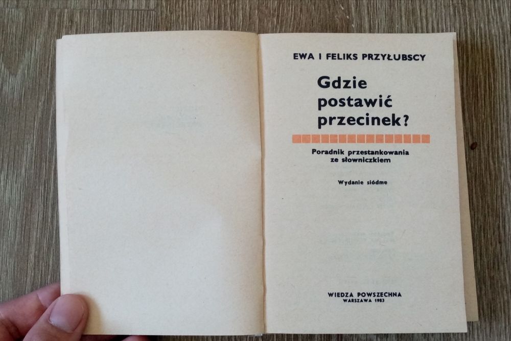 Gdzie postawić przecinek Ewa i Feliks Przyłubscy