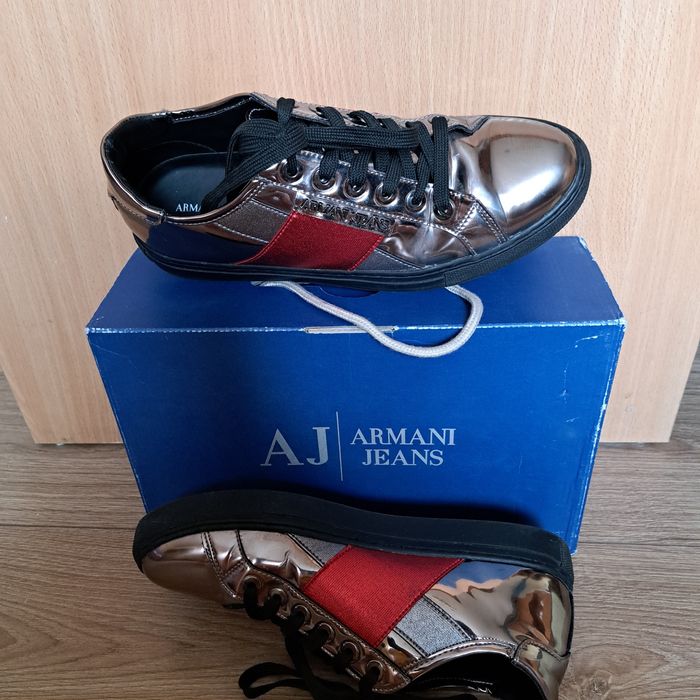 Кроссовки кеды мокасины унисекс Armani Jeans p.40