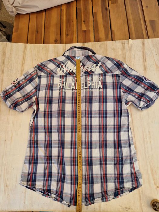 Koszula w kratę - Lee Cooper - krótki rękaw - M