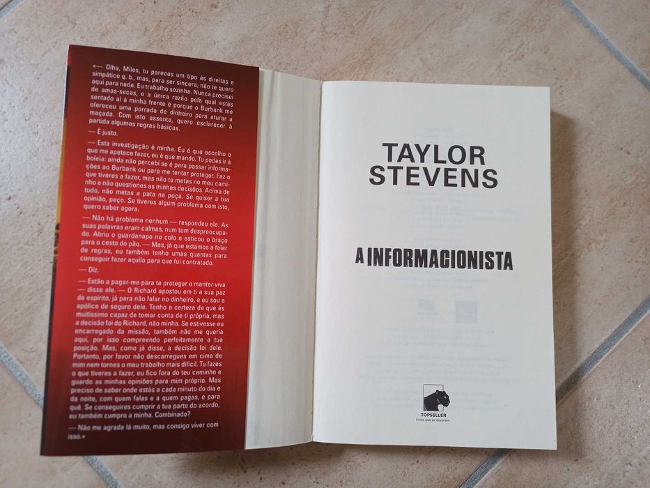 A Informacionista, Taylor Stevens
