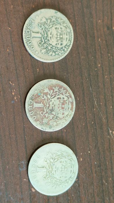 Moedas de 1$00 Republica Portuguesa
