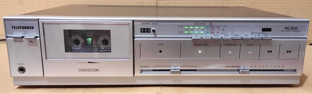Кассетная дека Telefunken HC 800