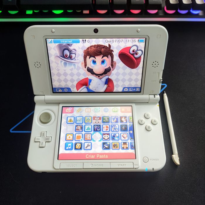 Nintendo 3DS XL Desbloqueada 128GB + Extras