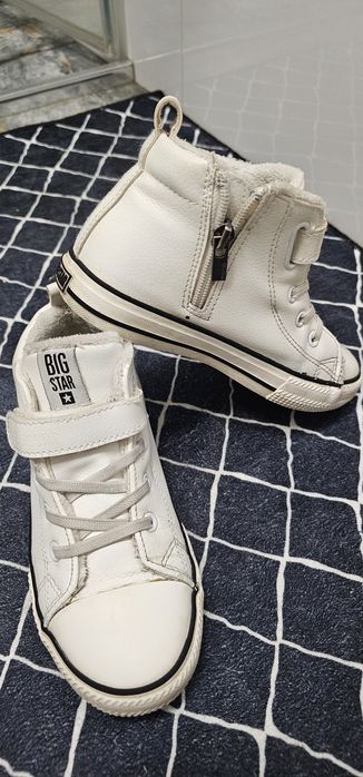 Buty trampki skórzane ocieplane Big Star 33