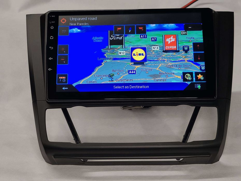 Rádio 2 DIN Android BMW Serie 1 E87 E81 E82 E88 - Novo - AC Automático