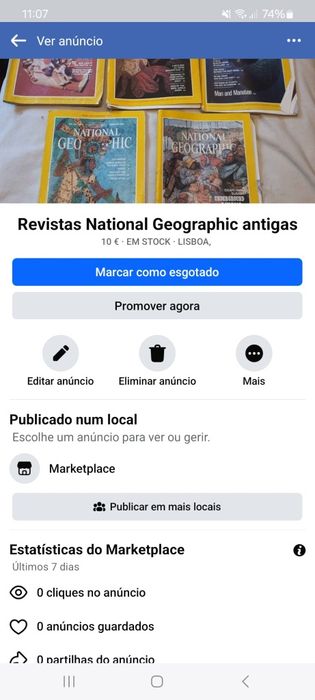 Revistas Antigas da National Geographic