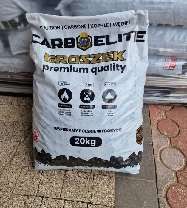 Węgiel Groszek Carboelite Premium 28Mj  Promocja