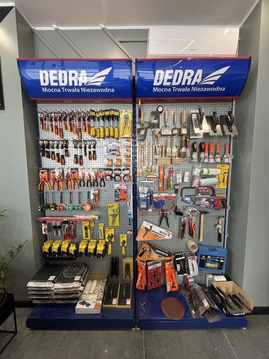 Ekspozytory sklepowe  z oświetleniem +branding