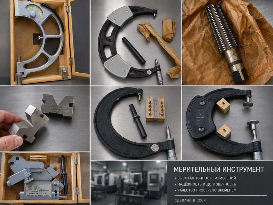 Мерительный инструмент и остнастка