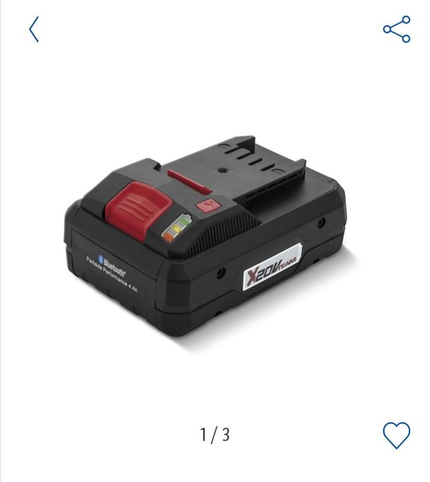 Bateria inteligente Parkside 20V 4Ah nova ORIGINAL