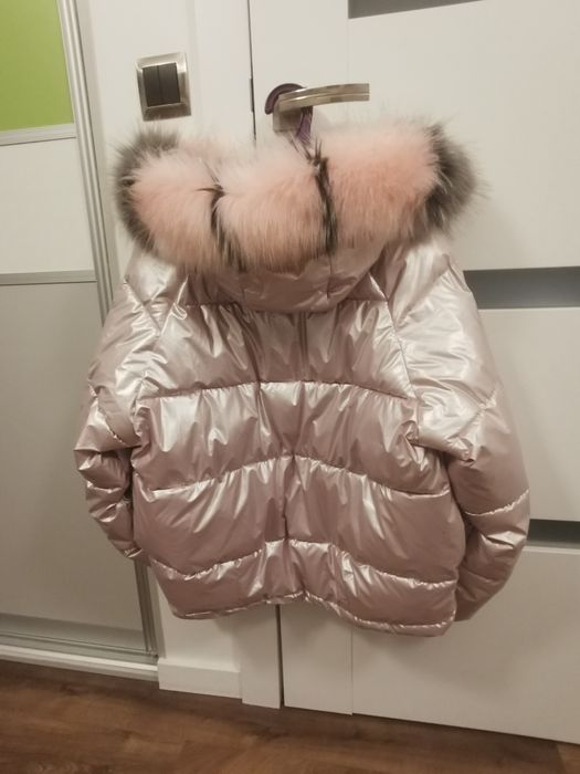 Kurtka zimowa-metaliczna S