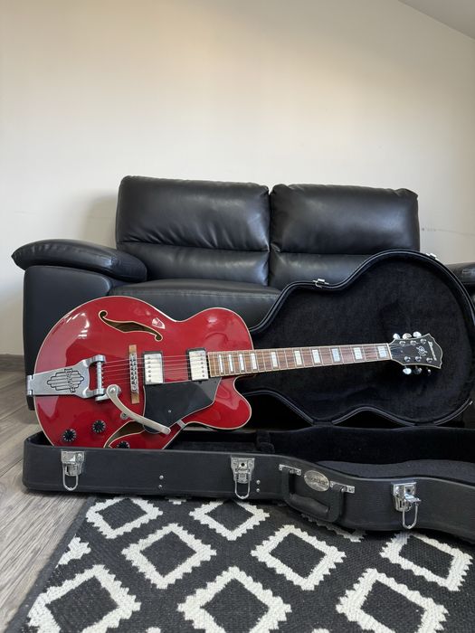 Gitara hollow body Ibanez AFS75T TRD 12-01 z futerałem RockCase