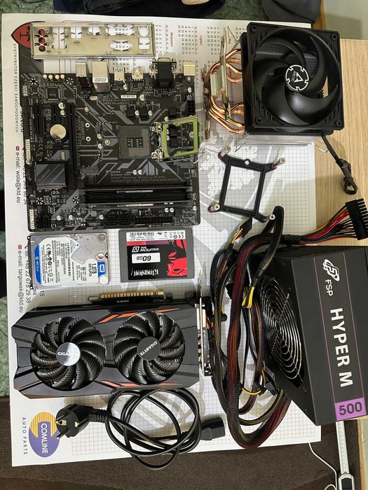 Zestaw Komputerowy bez obudowy i7 9700