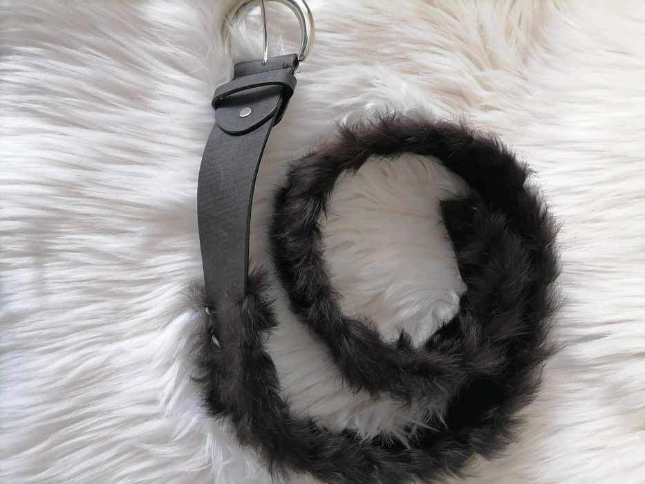 Pasek damski skórzany