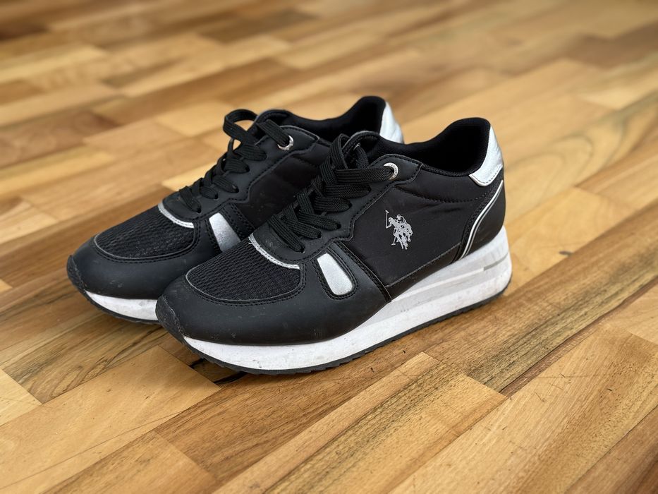 Sneakersy U.S. Polo Assn. czarne