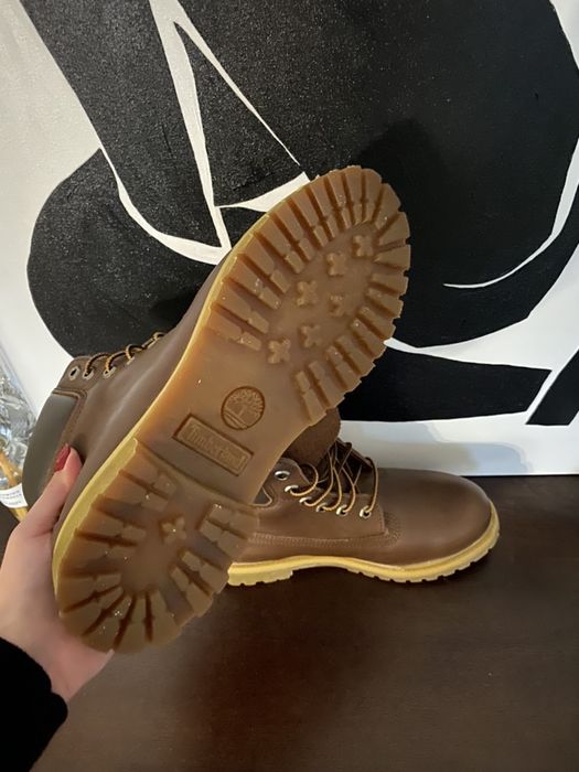 Trapery 37,5 TIMBERLAND skórzane nowe