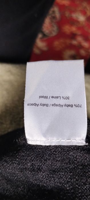 Sukienka czarna alpaka