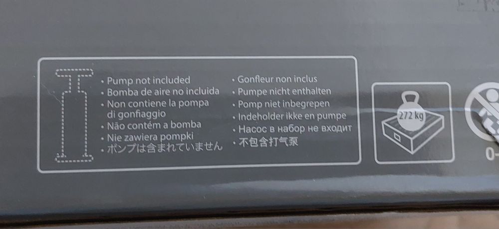 Intex colchão de campismo de casal