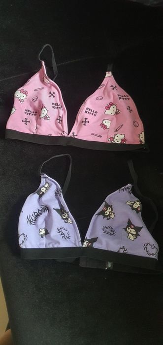 2x Biustonosz Hello Kitty Cropp
