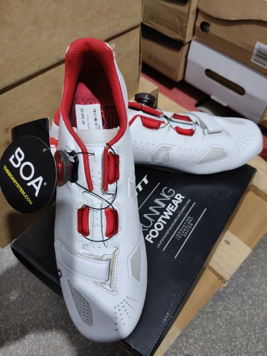 Buty Spd Scott Road VERTEC  BOA White/red r.44