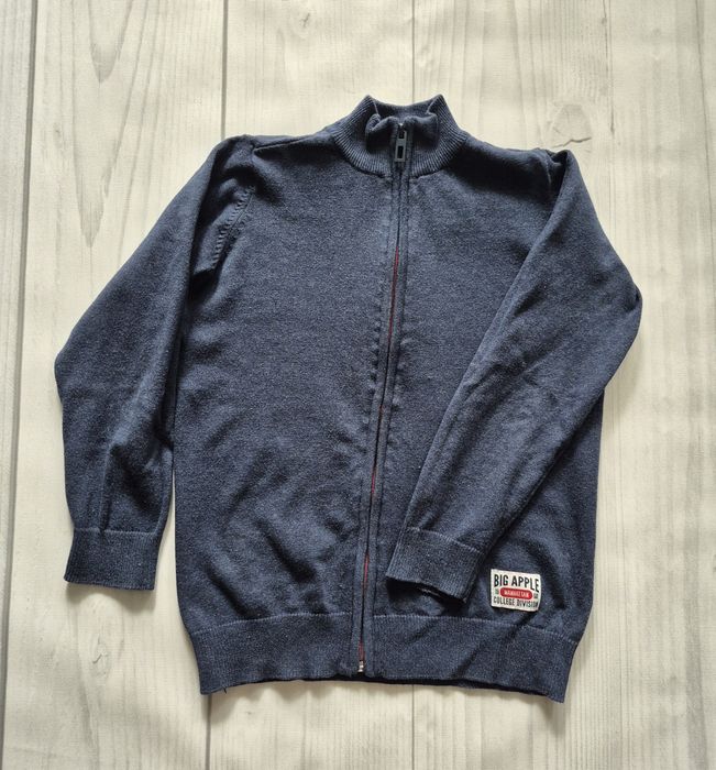 Sweter zapinany dla chłopca 140 cm