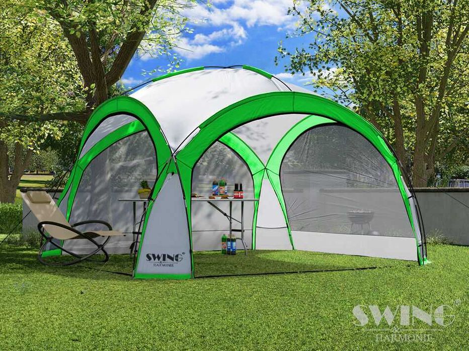 LED Pawilon Namiot Ogrodowy IMPREZOWY Moskitiera XXL 4 kolory