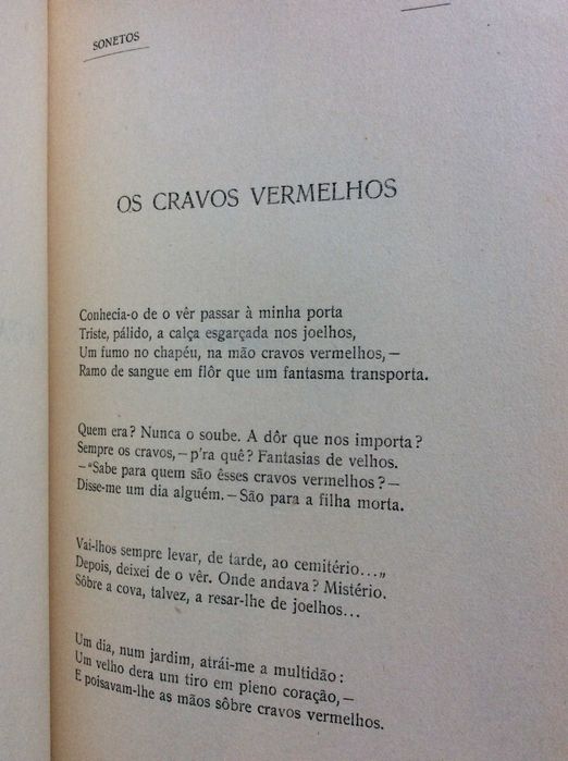 Júlio Dantas - Sonetos, quinta edição, 1916