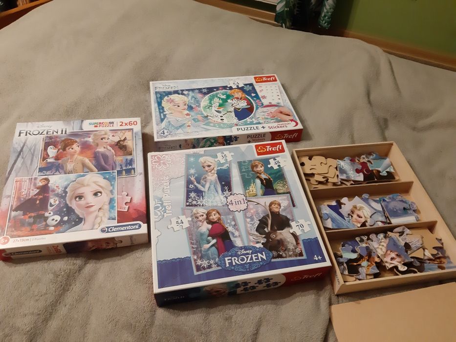 Puzzle kraina lodu Anna i Elsa