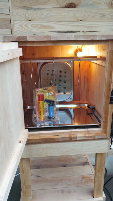 Drewniana wędzarnia elektryczna w wersji MINI