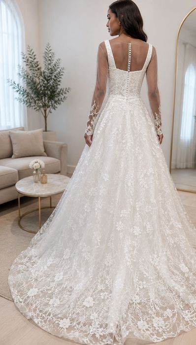 Deslumbrante Vestido noiva novo size 42