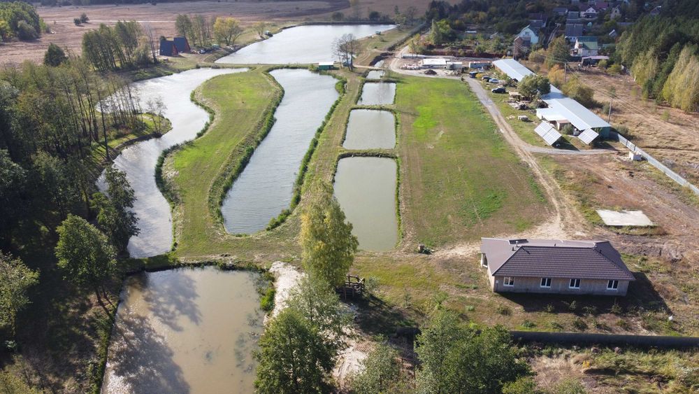 Продаж землеволодіння 5 га 7 зариблених озер Макарівський р-н