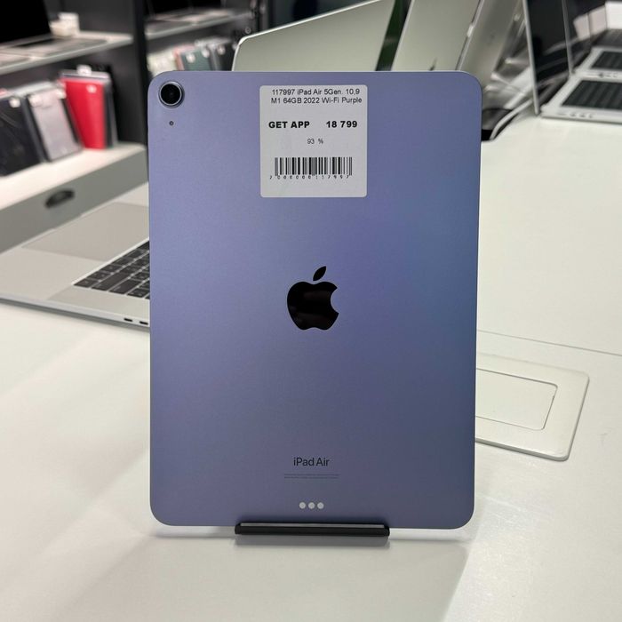Планшет iPad Air M1 5Gen. 64GB Wi-Fi • ГАРАНТІЯ • СТАН 9.6/10 117997