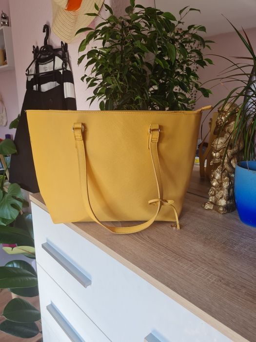 Musztardowy torebka / torba house