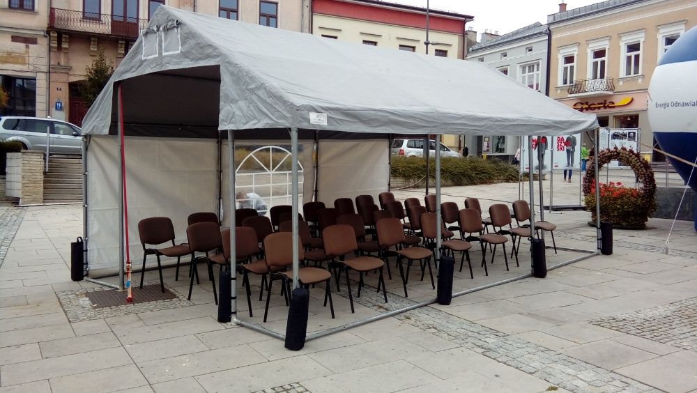 Namioty ławki stoły wynajem obsługa imprez plenerowych