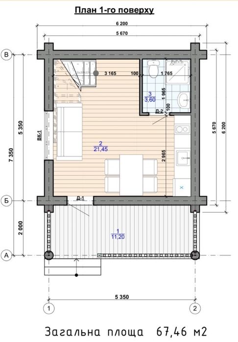 Будинок з дикого зрубу, дикий зруб